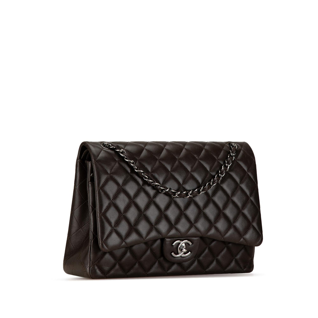 Chanel Maxi Classic Lambskin Double Flap (SHG-h2ks58)