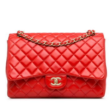 Pearl Street Bags Chanel Maxi Classic Lambskin Single Flap (SHG-utLlb3)