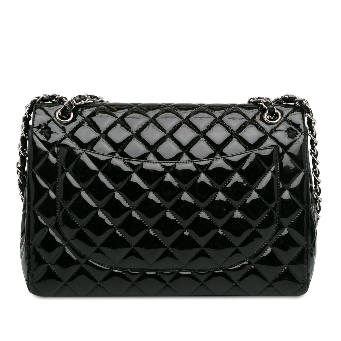 Pearl Street Bags Chanel Maxi Classic Patent Double Flap (SHG-ZO43LK)