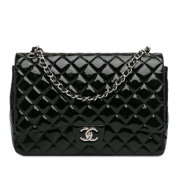 Pearl Street Bags Chanel Maxi Classic Patent Double Flap (SHG-ZO43LK)