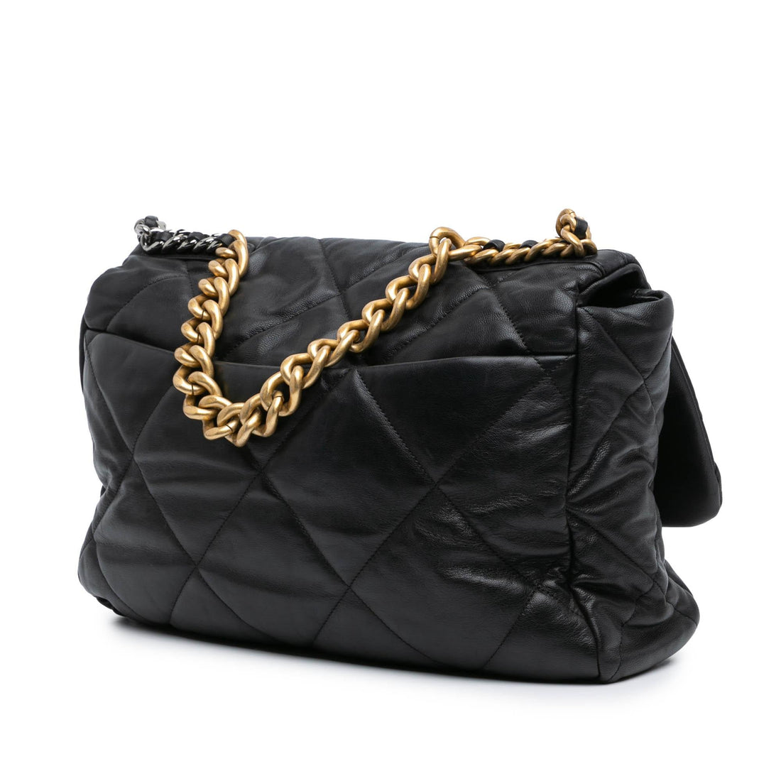 Chanel Maxi Lambskin 19 Flap (SHG-zMPWQD)