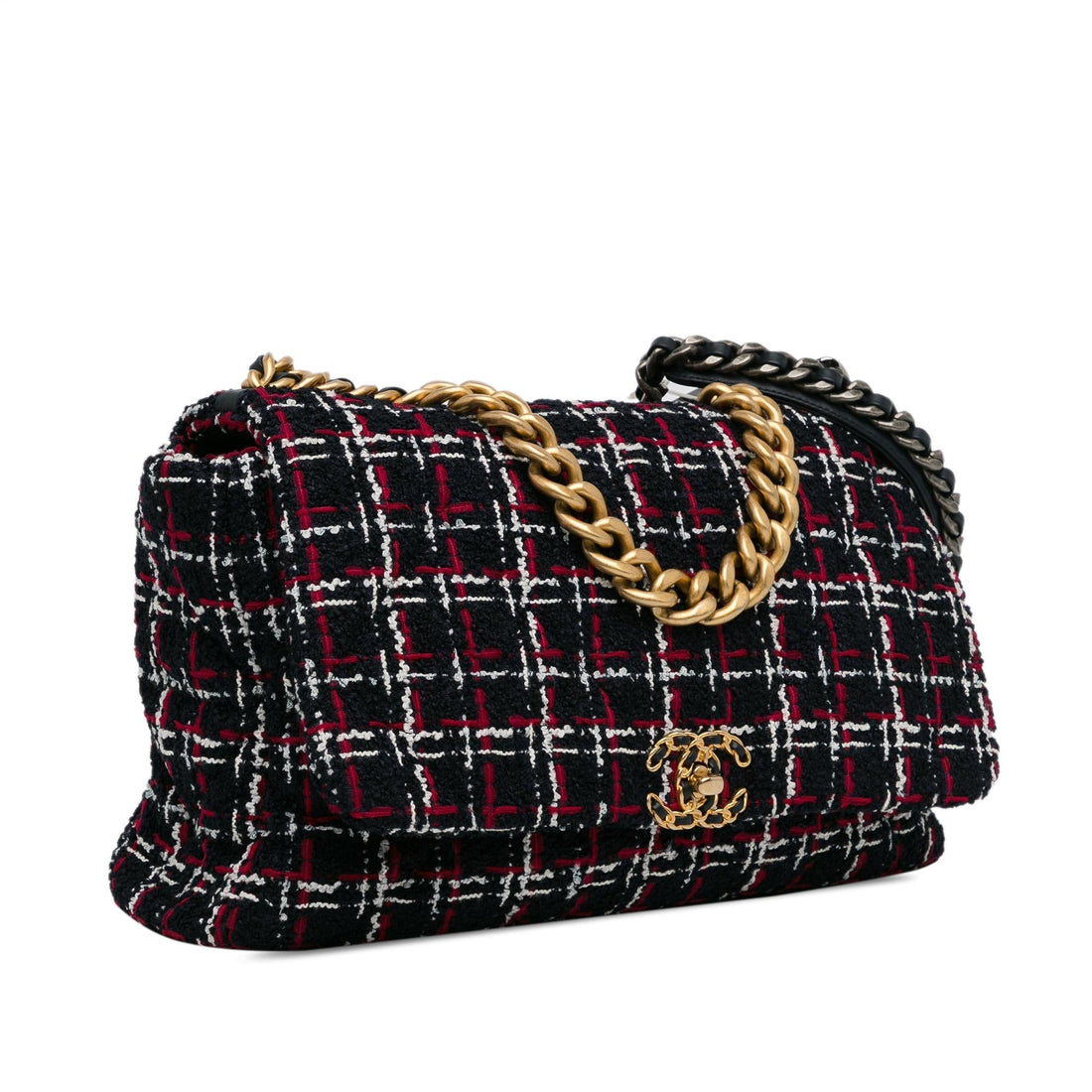 Pearl Street Bags Chanel Maxi Tweed 19 Flap (SHG-KTxJdG)