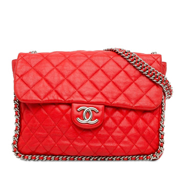 Pearl Street Bags Chanel Maxi Washed Lambskin Chain Around Flap (SHG-CaYHus)