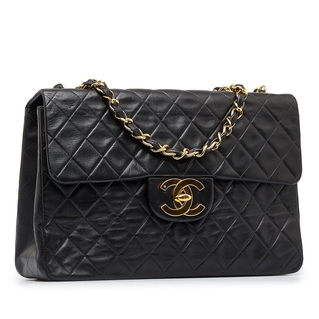 Top Quality Chanel Maxi XL Classic Lambskin Single Flap (SHG-tSLYwQ)