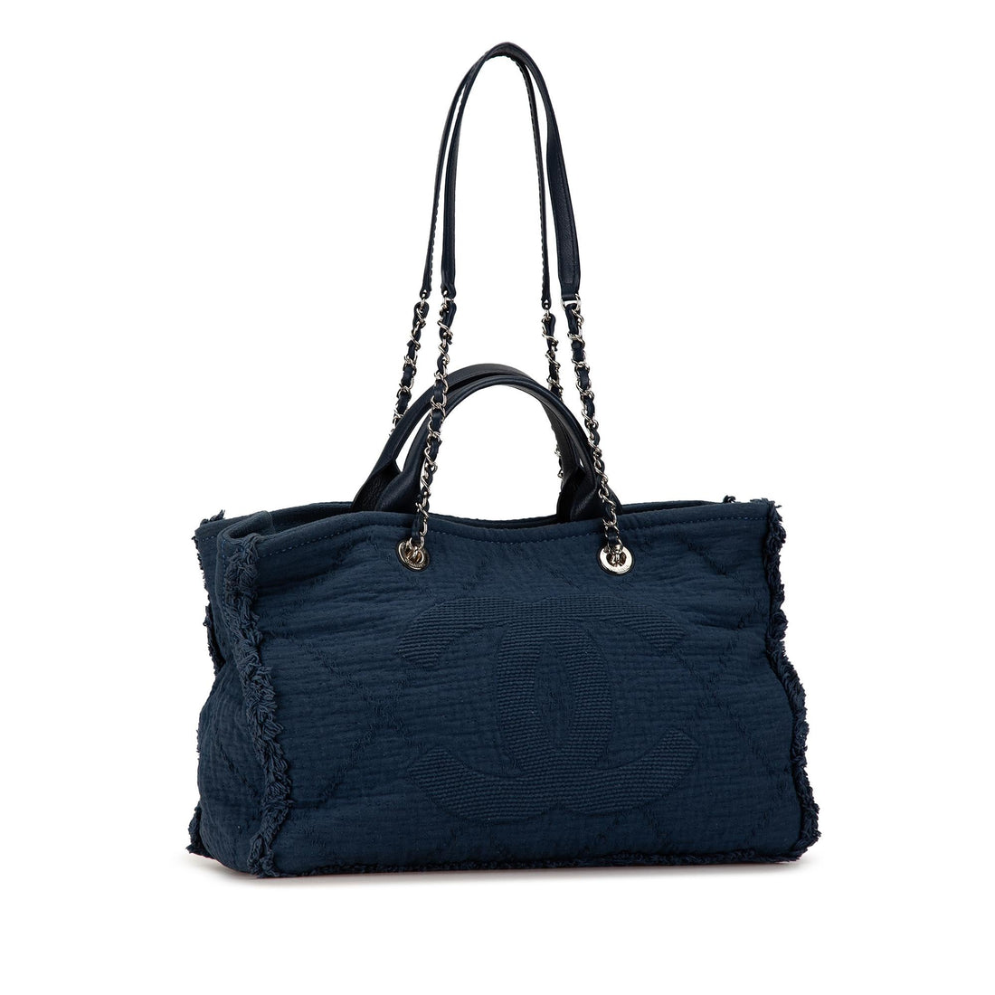 Chanel Medium CC Double Face Deauville Satchel (SHG-b6DXf8)