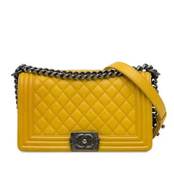 Chanel Medium CalBNkin Boy Flap (SHG-vhLQuD)
