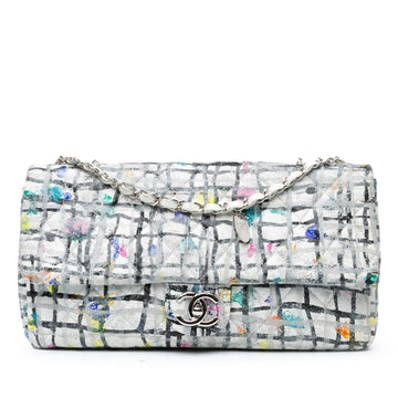 Top Quality Chanel Medium Calfskin Hand Painted Graffiti Flap (SHG-QulJLt)