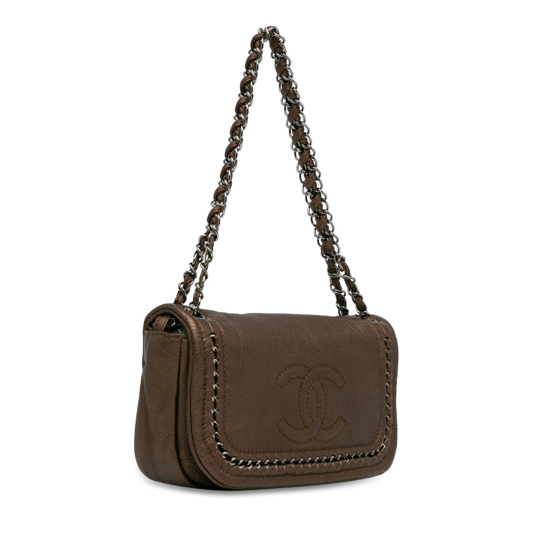 Chanel Medium CalBNkin Luxe Ligne Flap (SHG-Mw3WxL)