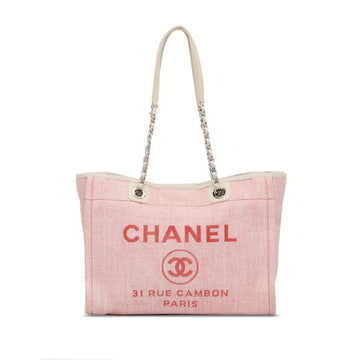 Pearl Street Bags Chanel Medium Canvas Deauville Tote (SHG-6SPuzp)