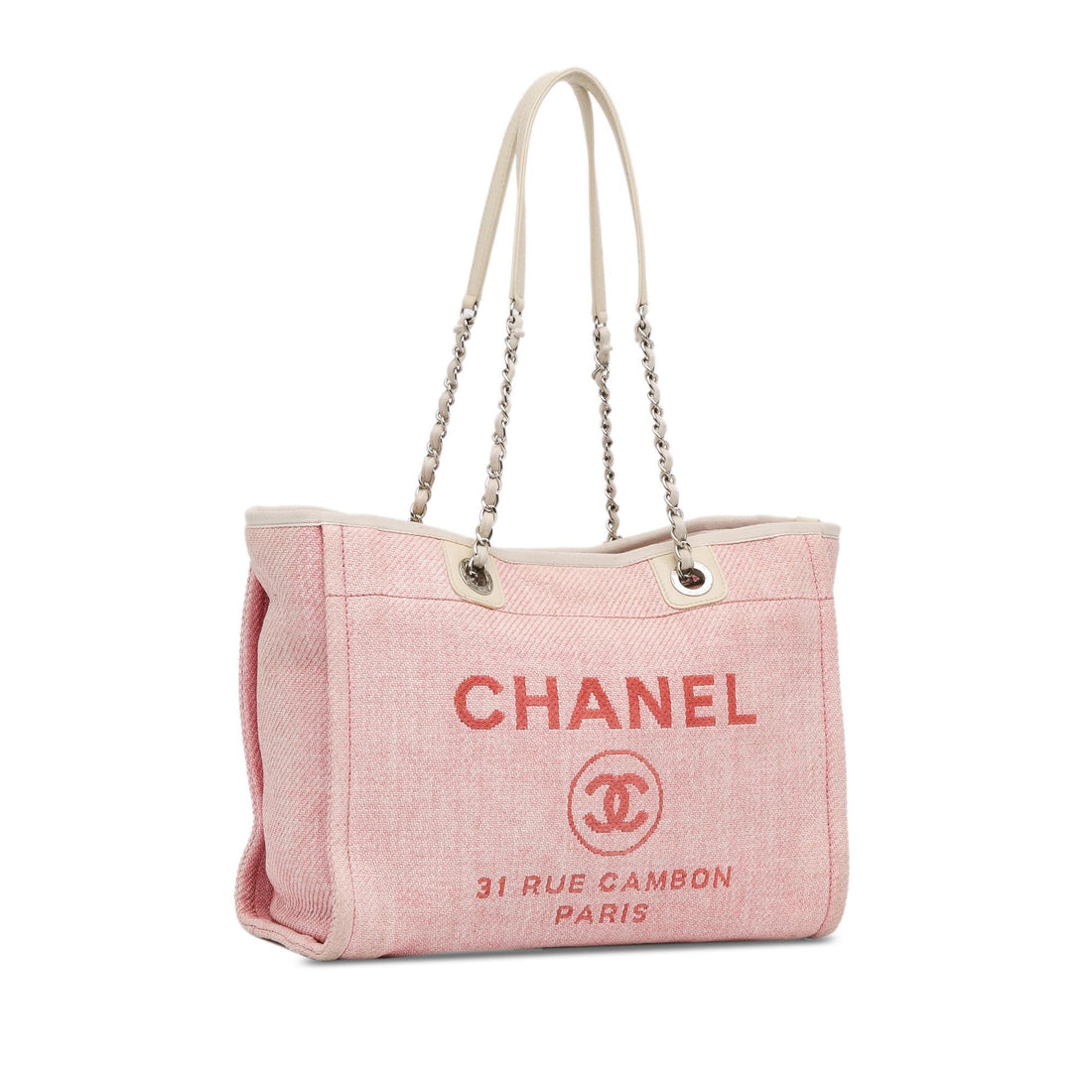 Pearl Street Bags Chanel Medium Canvas Deauville Tote (SHG-6SPuzp)