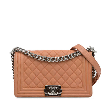 Pearl Street Bags Chanel Medium Caviar Boy Flap Bag (SHG-MIAPNv)