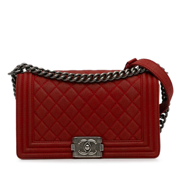 Pearl Street Bags Chanel Medium Caviar Boy Flap Bag (SHG-PUBDTr)