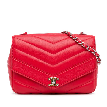 Pearl Street Bags Chanel Medium Caviar Chevron Data Center Envelope Flap (SHG-mBlAJB)