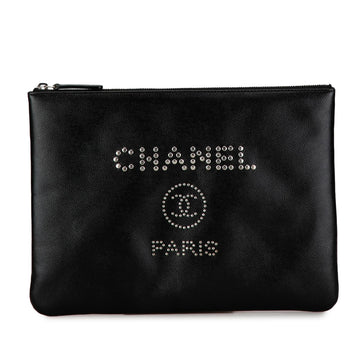 Pearl Street Bags Chanel Medium Caviar Deauville Pouch (SHG-x91XSY)