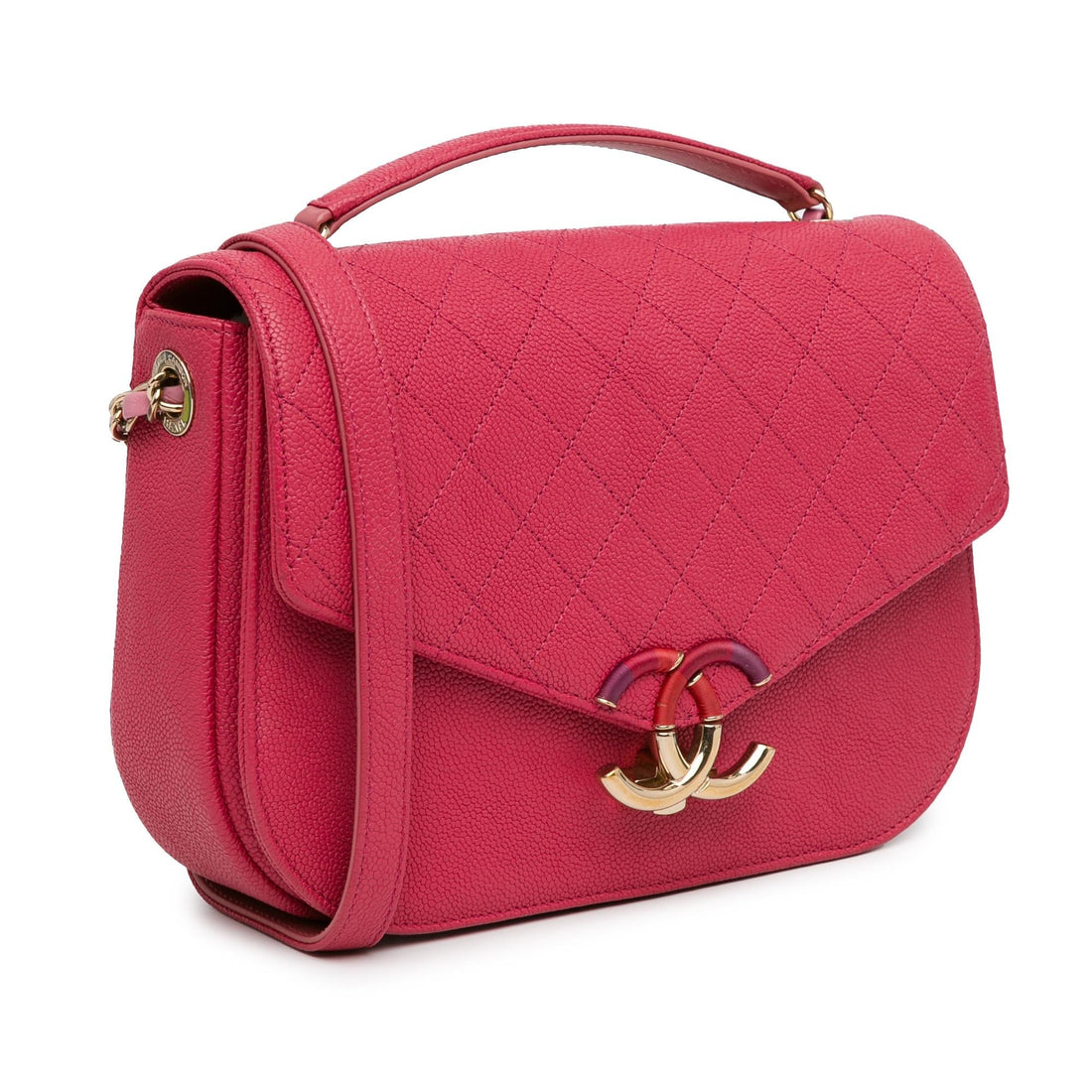 Pearl Street Bags Chanel Medium Caviar Paris Cuba Thread Around Flap (SHG-8TOKZr)