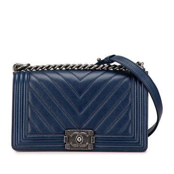 Chanel Medium Chevron Caviar Boy Flap (SHG-74IHyq)