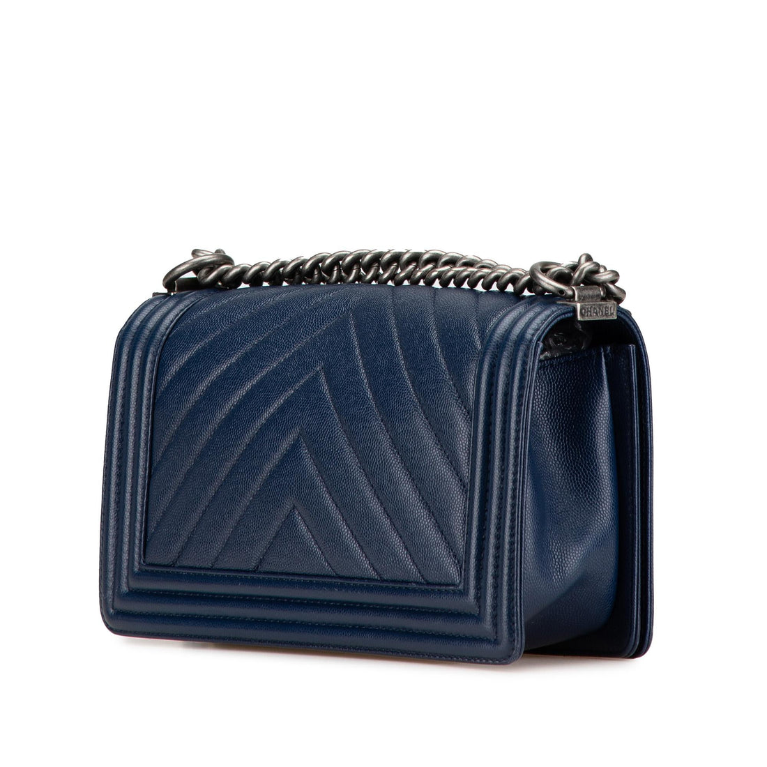 Chanel Medium Chevron Caviar Boy Flap (SHG-74IHyq)