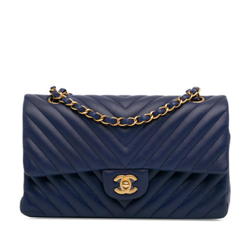 Pearl Street Bags Chanel Medium Classic Chevron Lambskin Double Flap (SHG-HArZHX)