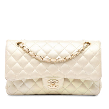 Pearl Street Bags Chanel Medium Classic Iridescent Lambskin Double Flap (SHG-kXZTzR)