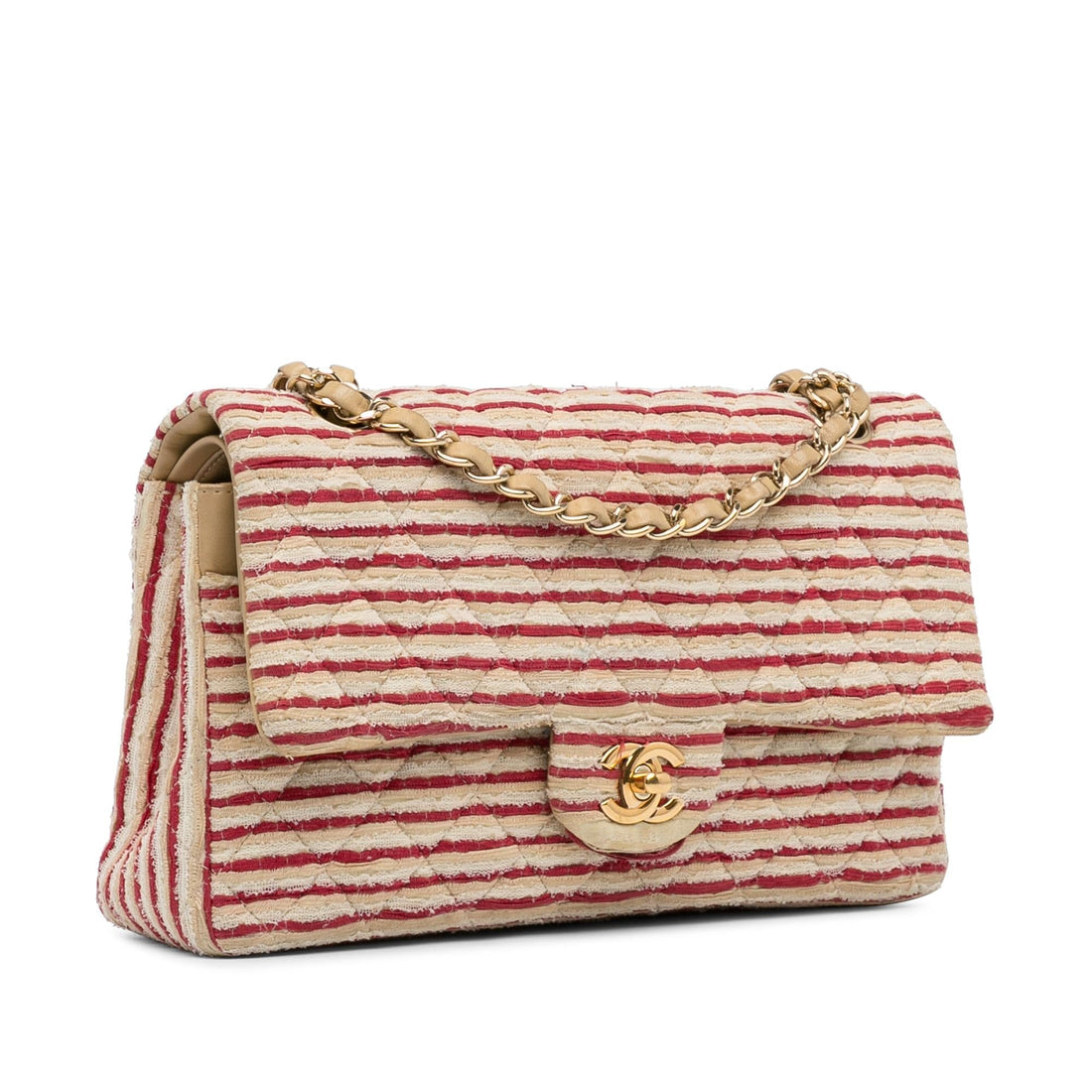 Pearl Street Bags Chanel Medium Classic Jersey Coco Sailor Double Flap (SHG-wASSKk)