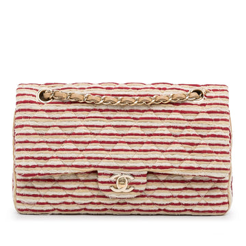 Chanel Medium Classic Jersey Coco Sailor Double Flap (SHG-aedLPv)