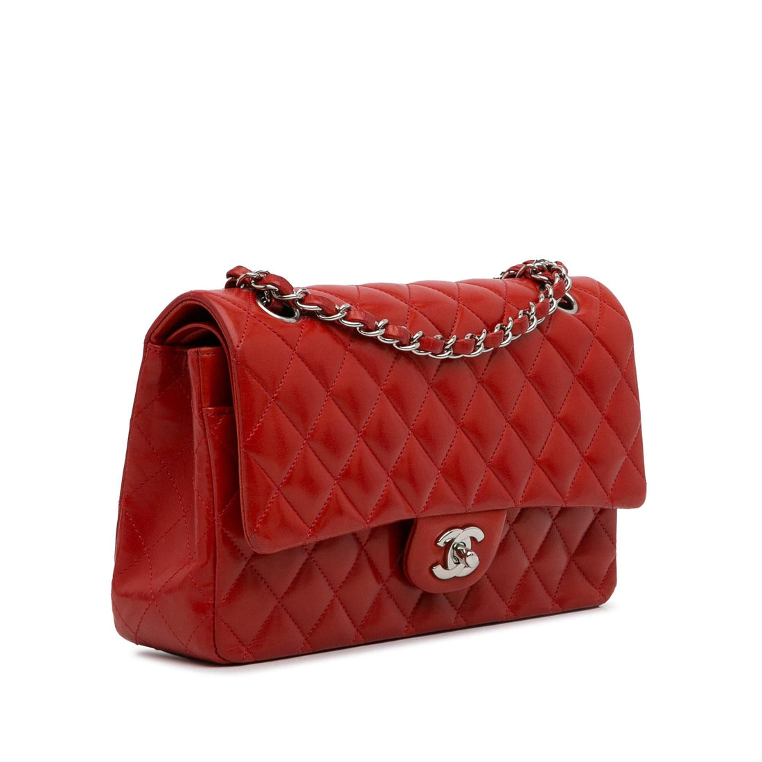 Pearl Street Bags Chanel Medium Classic Lambskin Double Flap (SHG-jANftr)
