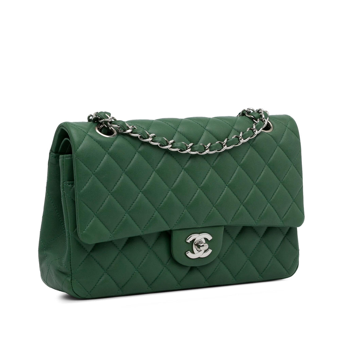 Pearl Street Bags Chanel Medium Classic Lambskin Double Flap (SHG-HhOlbE)