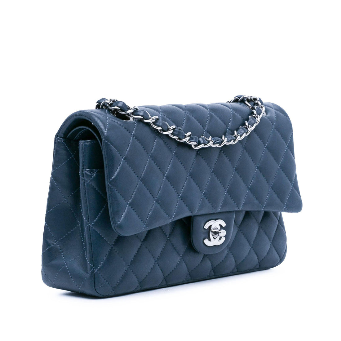 Pearl Street Bags Chanel Medium Classic Lambskin Double Flap (SHG-Zld1fh)