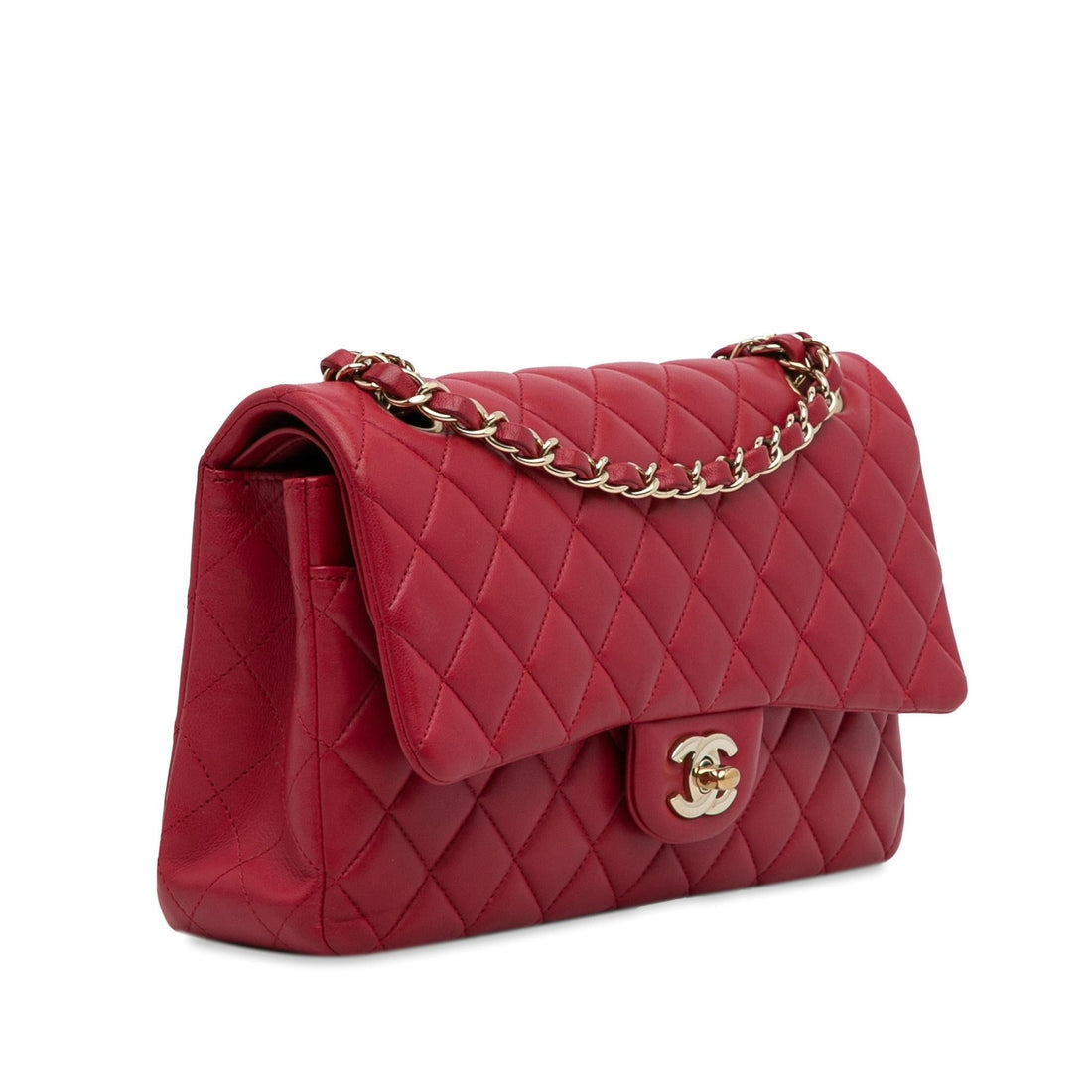 Pearl Street Bags Chanel Medium Classic Lambskin Double Flap (SHG-6UdiQp)