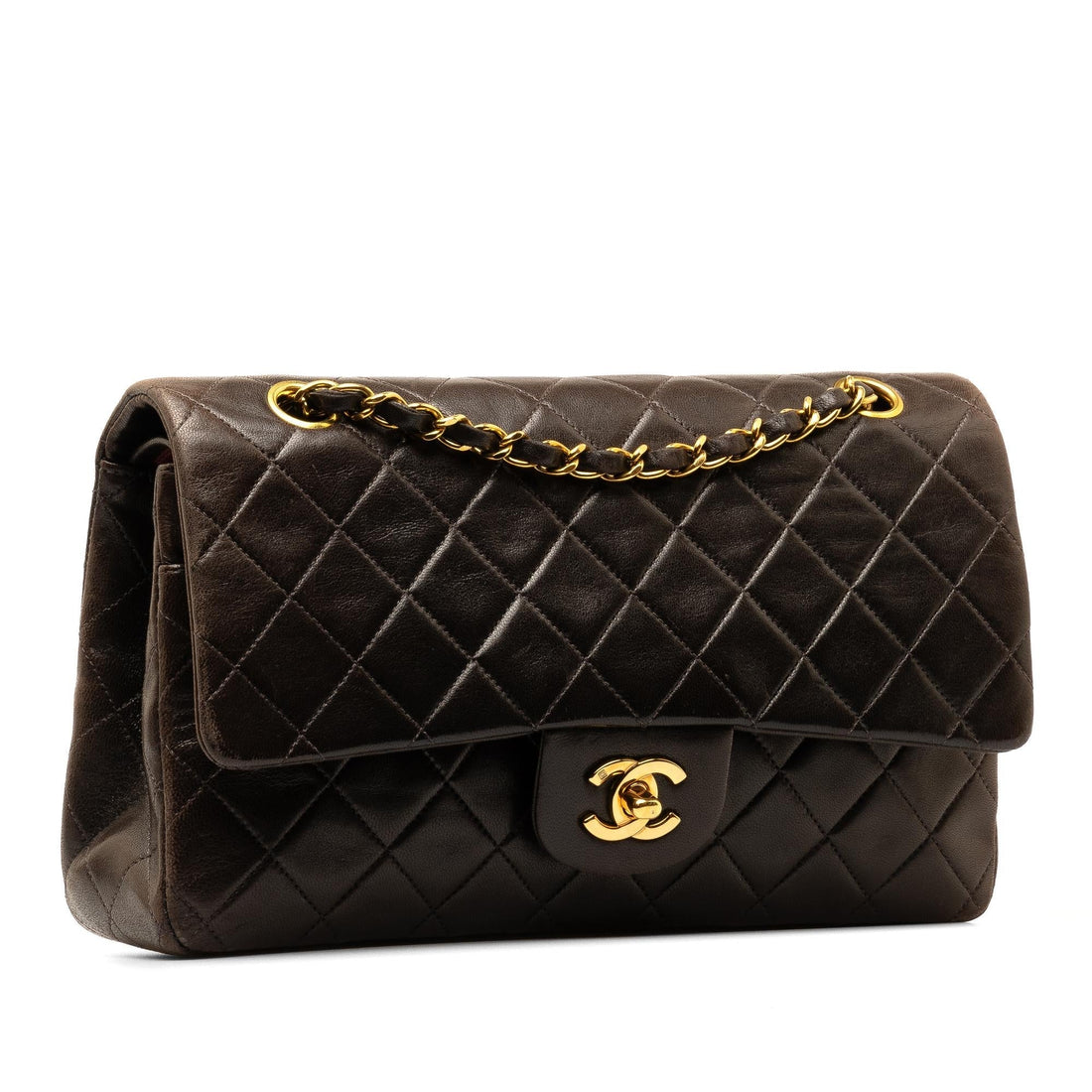 Pearl Street Bags Chanel Medium Classic Lambskin Double Flap (SHG-xchk0A)