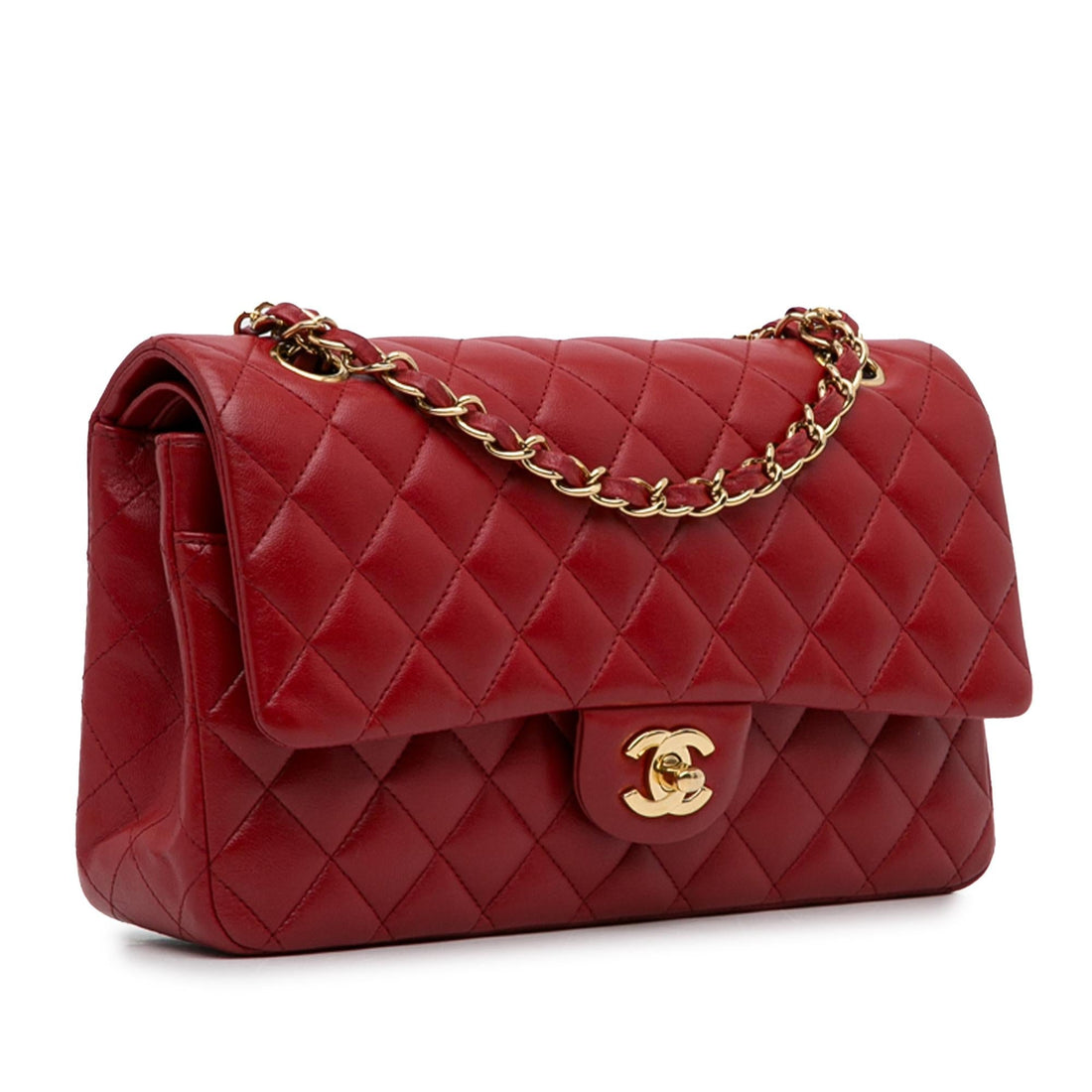 Pearl Street Bags Chanel Medium Classic Lambskin Double Flap (SHG-gYfL1h)