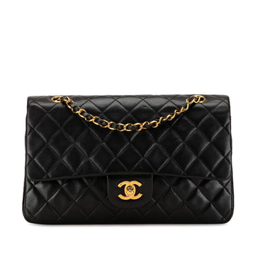 Chanel Medium Classic Lambskin Double Flap (SHG-U6XslK)