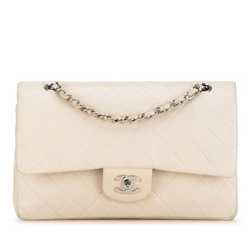 Pearl Street Bags Chanel Medium Classic Lambskin Double Flap (SHG-2QnvV9)