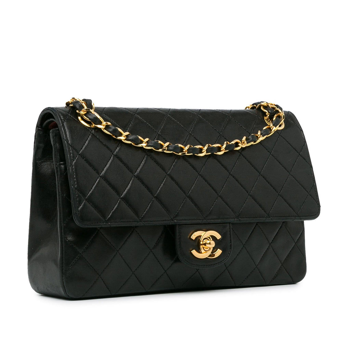 Pearl Street Bags Chanel Medium Classic Lambskin Double Flap (SHG-CWMNTo)