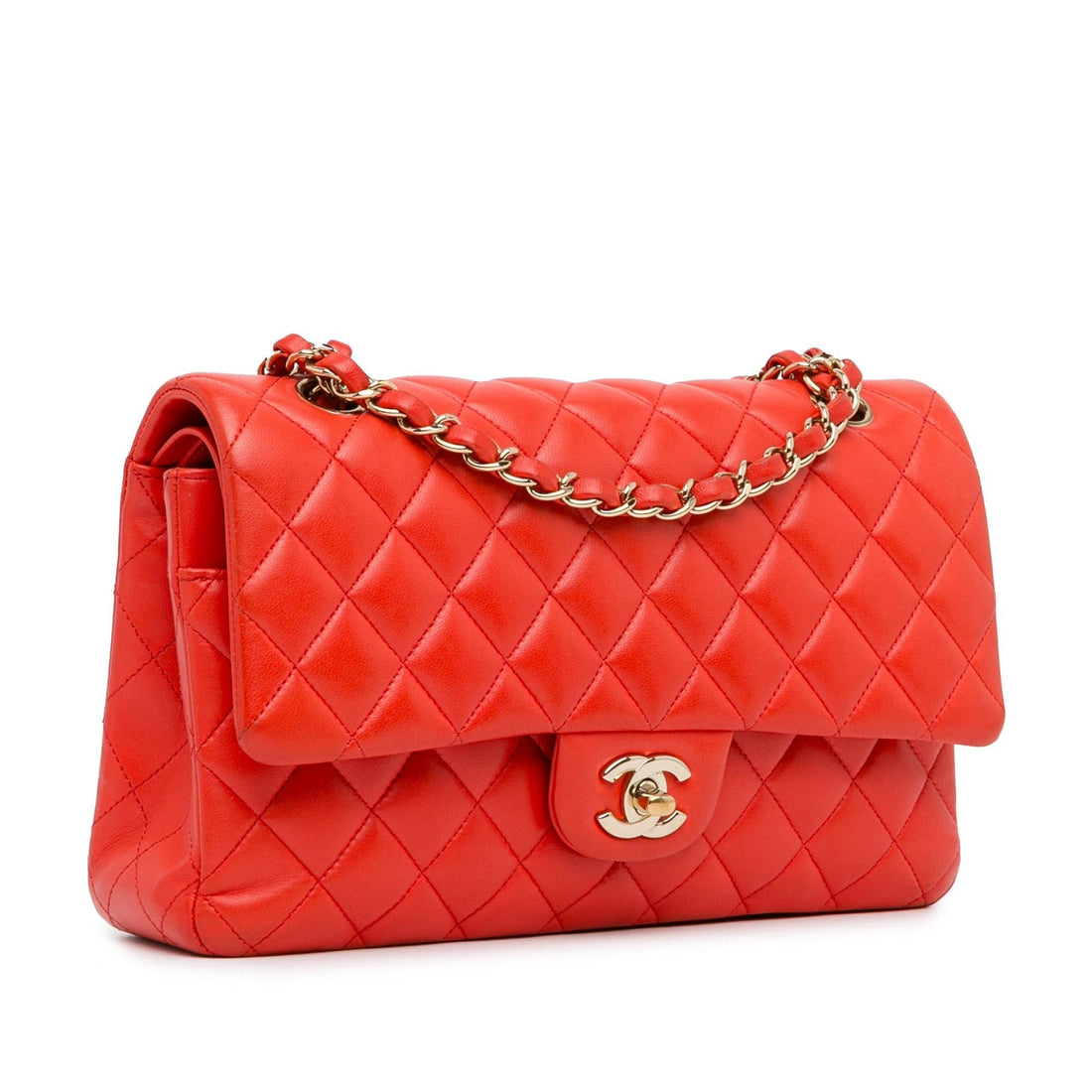 Pearl Street Bags Chanel Medium Classic Lambskin Double Flap (SHG-UVtye4)