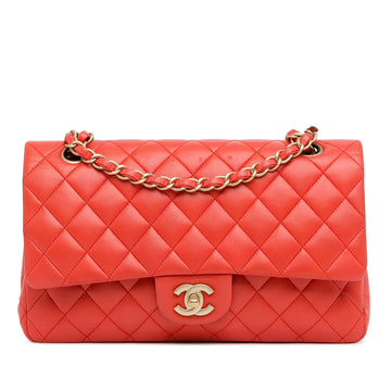 Pearl Street Bags Chanel Medium Classic Lambskin Double Flap (SHG-H1Kink)
