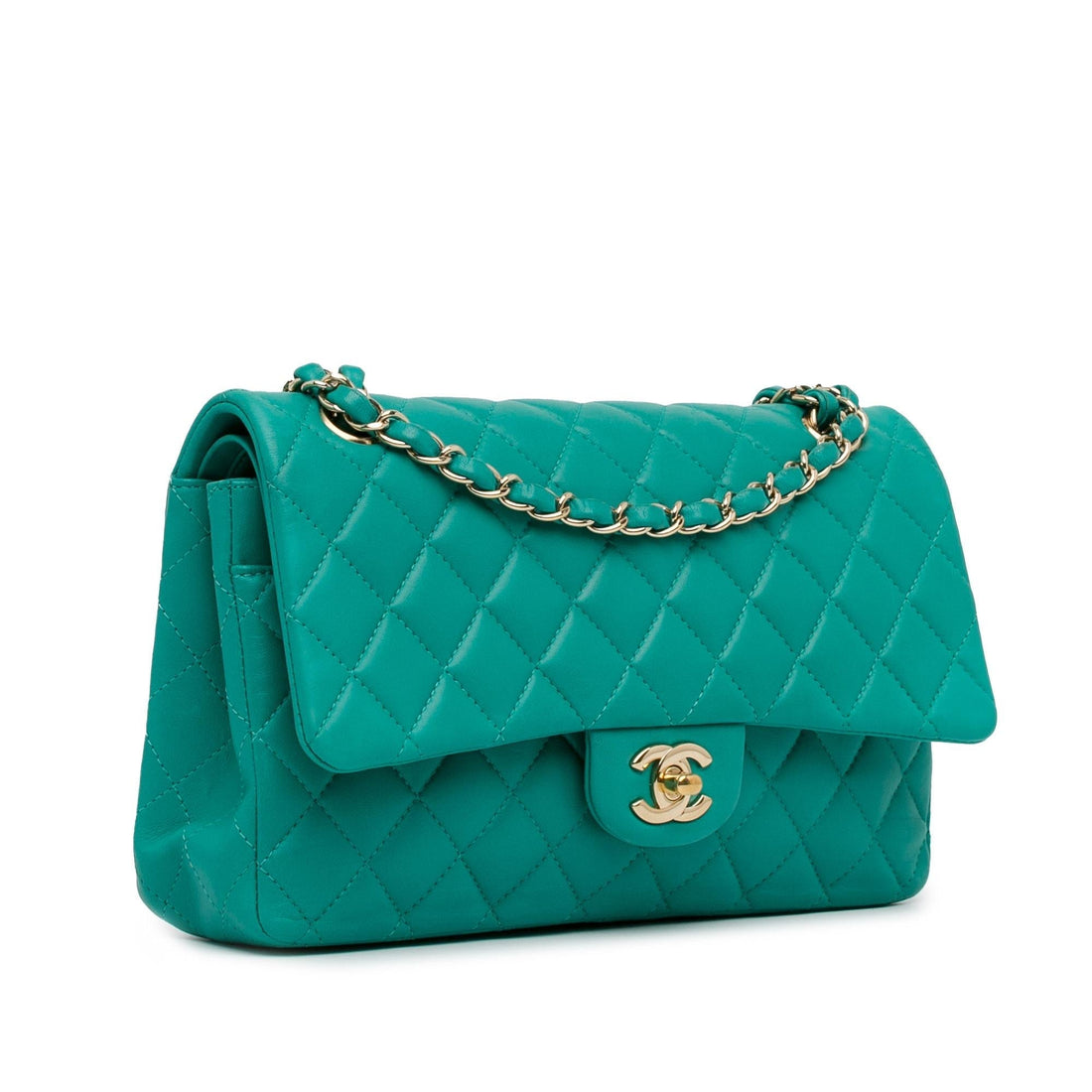 Pearl Street Bags Chanel Medium Classic Lambskin Double Flap (SHG-7Ji2lw)
