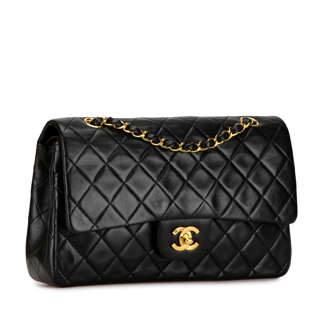 Pearl Street Bags Chanel Medium Classic Lambskin Double Flap (SHG-Jr79oK)