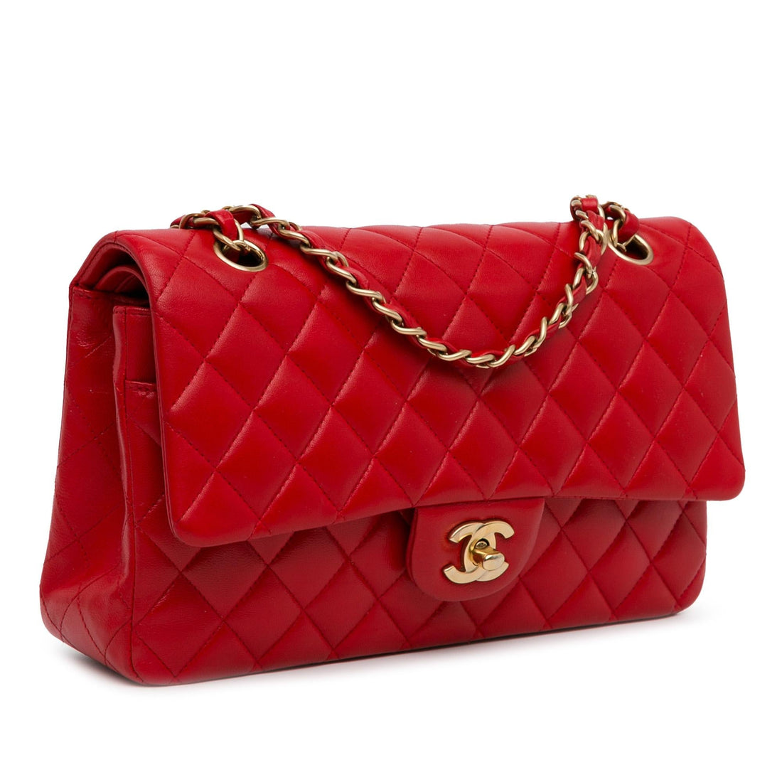 Pearl Street Bags Chanel Medium Classic Lambskin Double Flap (SHG-2afHCr)