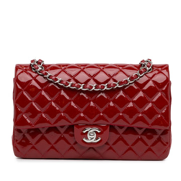 Pearl Street Bags Chanel Medium Classic Patent Double Flap (SHG-aWKJWo)