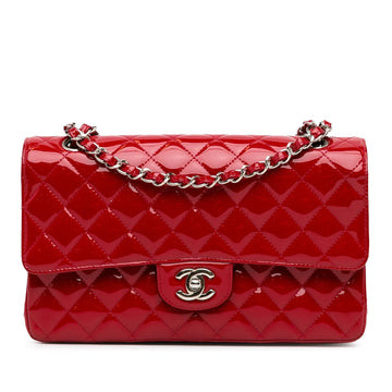 Pearl Street Bags Chanel Medium Classic Patent Double Flap (SHG-3RWLQC)