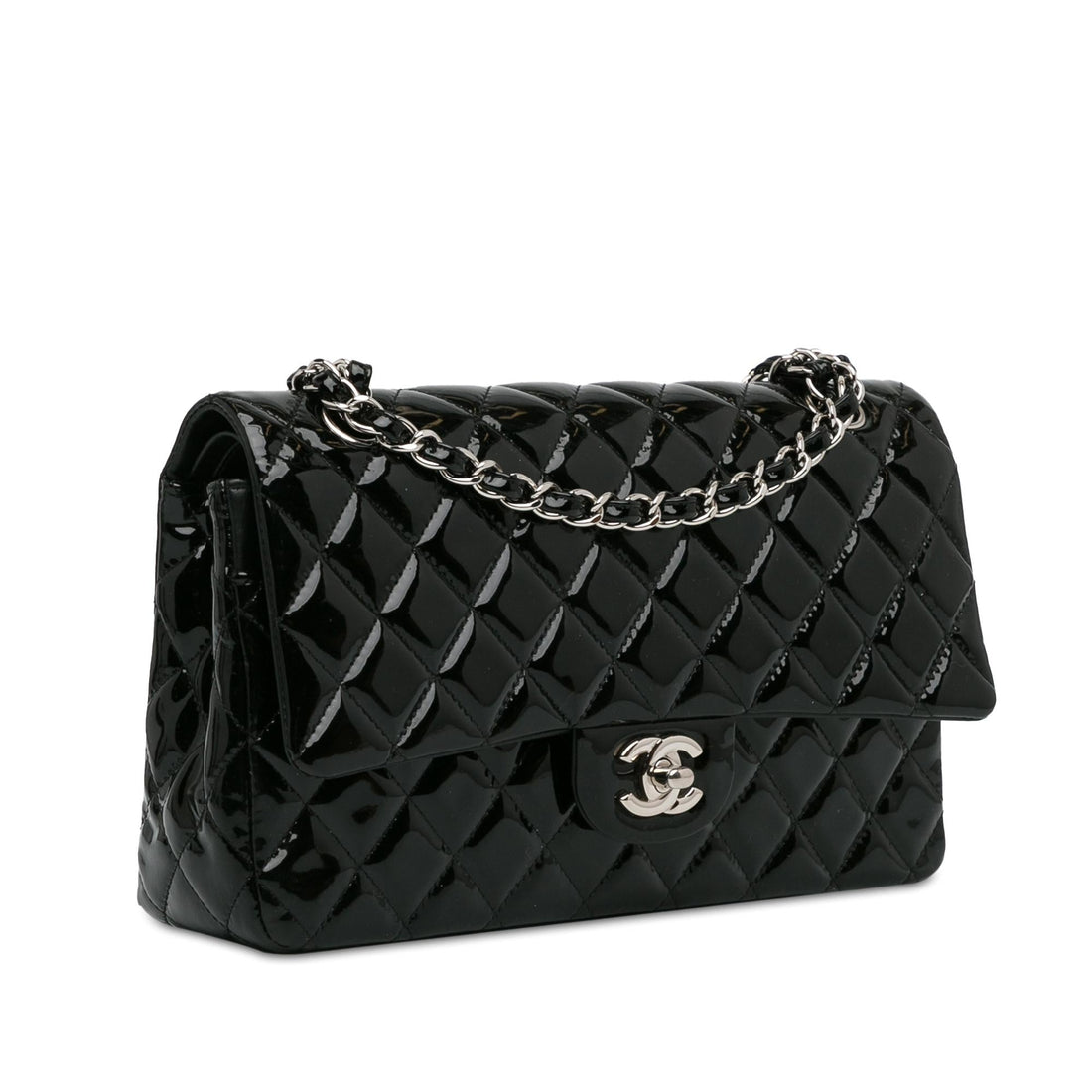 Pearl Street Bags Chanel Medium Classic Patent Double Flap (SHG-2RaR0d)