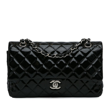 Top Quality Chanel Medium Classic Patent Double Flap (SHG-60TH8D)