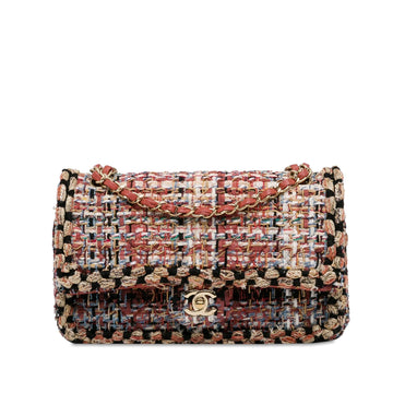 Pearl Street Bags Chanel Medium Classic Tweed Double Flap (SHG-0MvJ4C)