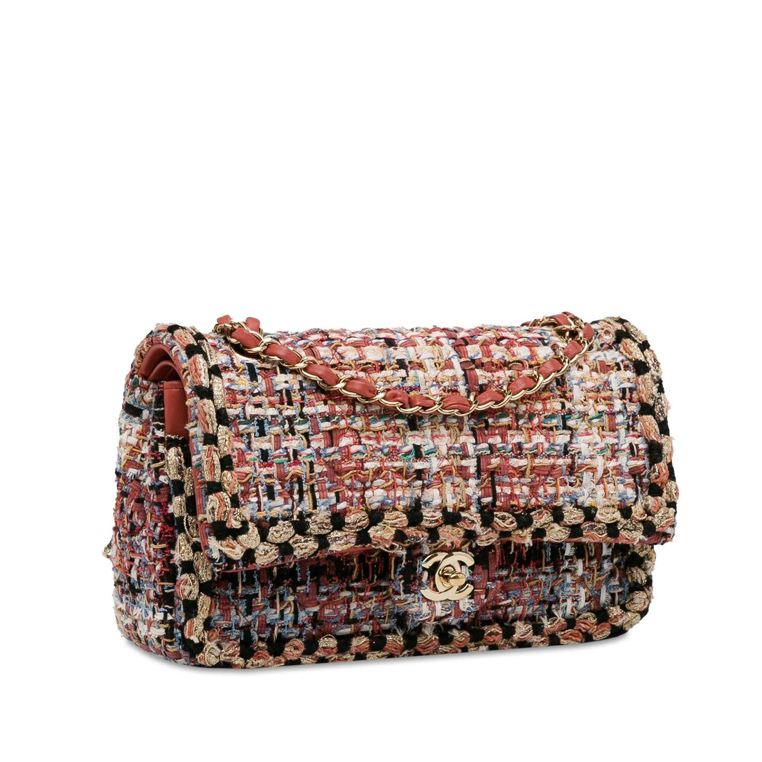 Pearl Street Bags Chanel Medium Classic Tweed Double Flap (SHG-0MvJ4C)