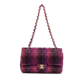 Chanel Medium Classic Tweed Double Flap (SHG-COj9Tf)
