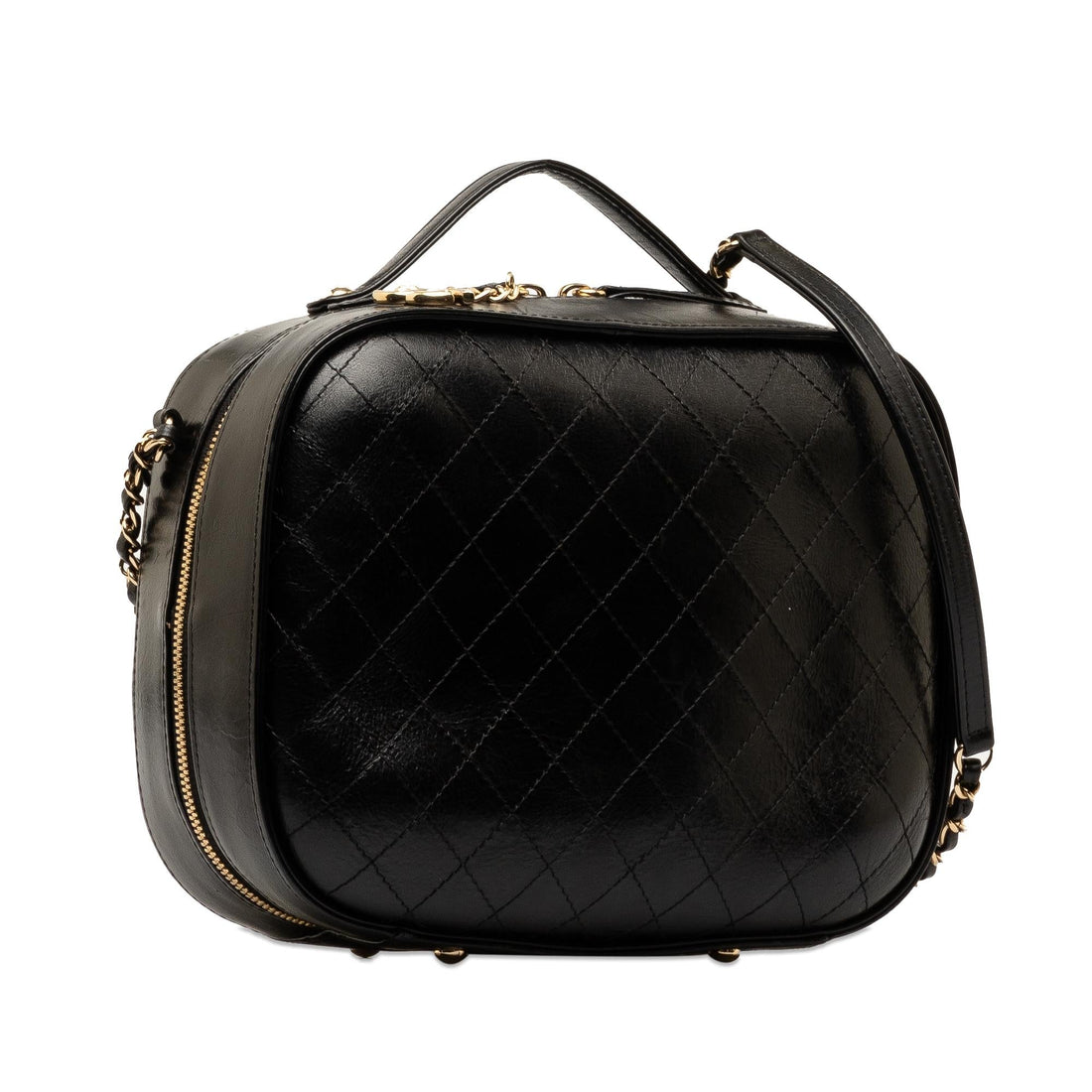 Pearl Street Bags Chanel Medium Crumpled Calfskin Vanity Case (SHG-tJJn02)