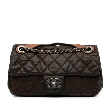 Chanel Medium Iridescent CalBNkin In The Mix Flap (SHG-6KToLL)