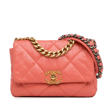 Pearl Street Bags Chanel Medium Lambskin 19 Flap (SHG-WzCxqm)