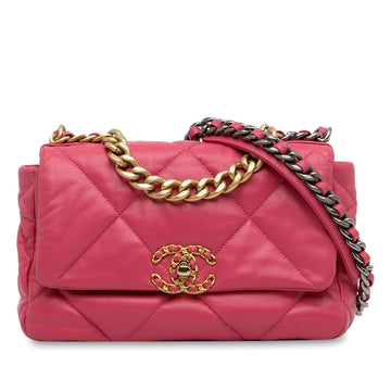 Chanel Medium Lambskin 19 Flap (SHG-b0YUK3)